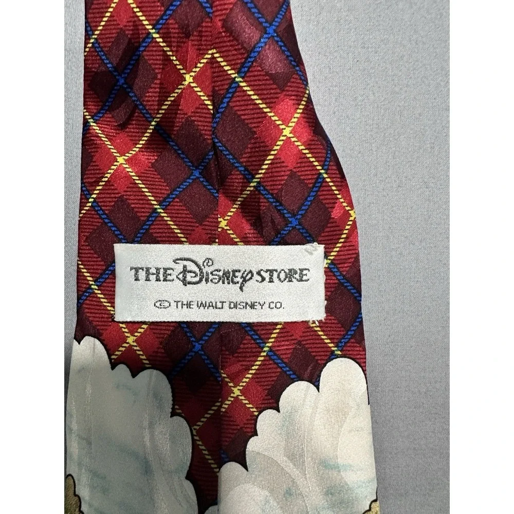 VTG The Disney Store‎ Silk Tie Golf Mickey Pluto Unconventional Tee